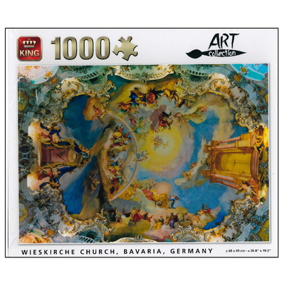 1000 Piece Jigsaw Puzzle - Wieskirche Church Germany
