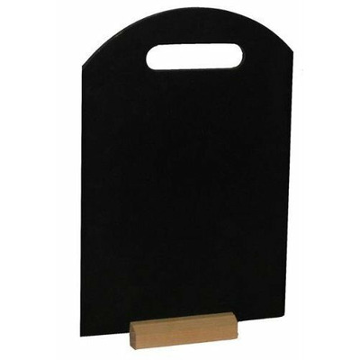 A5 Blackboard With Handle Tabletop Chalk Menu Board & Wooden Stand