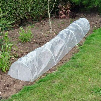 3m Transparent Clear Poly Plastic Grow Tunnel Plant Greenhouse