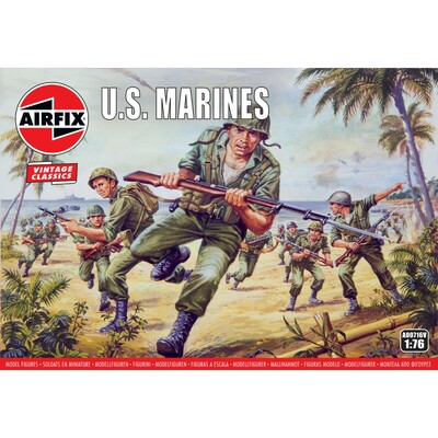Airfix Model Kits WW2 US Marines Classic Set 1:76 A00716V