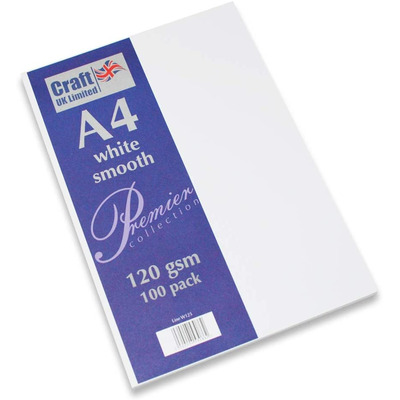 Pack of 100 Sheets of A4 White 120gsm Paper