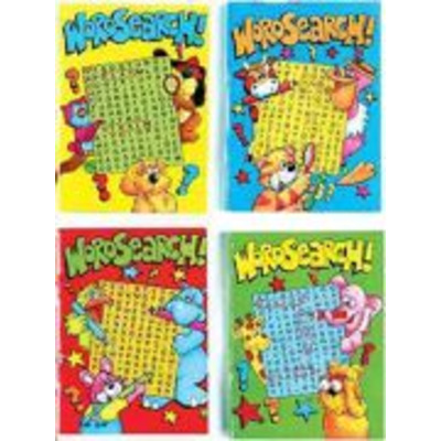 Set Of 12 X A6 Party Bag Favours 64 Page Word Search Books - 2095