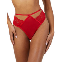 Image of Playful Promises WWLHW883R Wolf & Whistle Maisie High Waisted Thong WWLHW883R Red WWLHW883R Red
