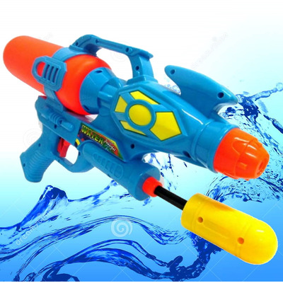 4 x Giant 16.5"/42cm Pump Action Toy Water Gun Soaker