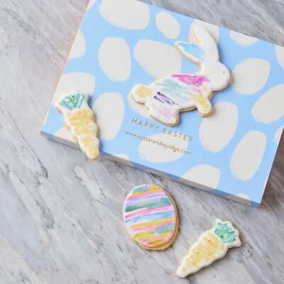 Iced Easter Biscuits - Box Of 4