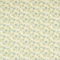 Image of William Morris Mallow Fabric Apple Linen F1680/02 - By The Metre