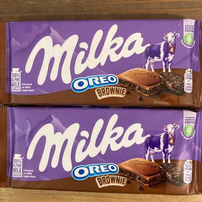 3x Milka Oreo brownie Chocolate Bars (3x100g)