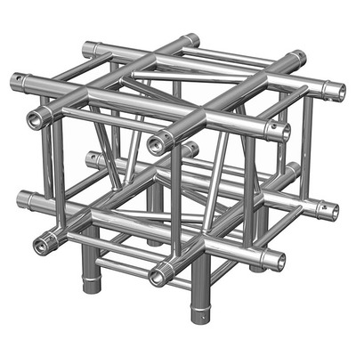 Contestage Quatro290 Truss 4 Way Cross + 1 Down - Aluminium