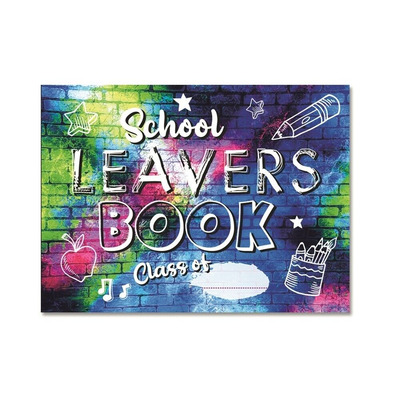 School College Leavers Autograph Keepsake Message Books - A