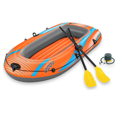 1.96m Inflatable Kondor Elite 2000 Dinghy With Oars