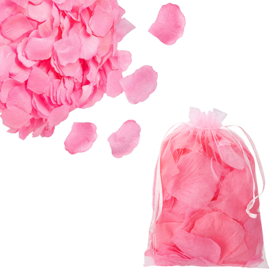 160 Piece Pretend Fake Fabric Rose Petals For Valentines Day