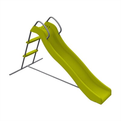 1.8m Green Wavy Kids Slide Freestanding Children’s Playground Equipment