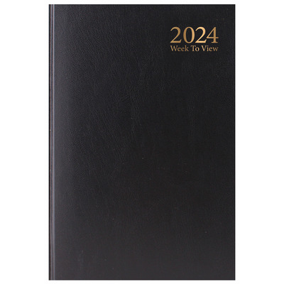 2024 A5 Week to View Hardback Casebound Diary