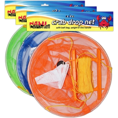 Complete Crab Crabbing Four-Piece Fishing Set - GREEN