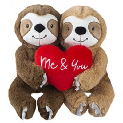 28cm Valentines Day 'Me & You' Animal Soft Plush Cuddly Toy