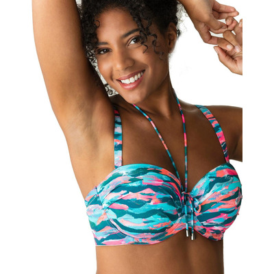 Prima Donna Swim New Wave Padded Strapless Bikini Top