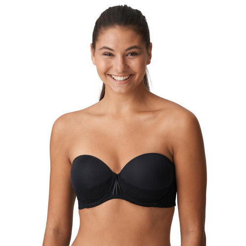 Prima Donna Twist I Do Padded Strapless Bra - Black