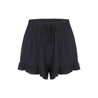 Image of Pour Moi Sofia Love Frill Jersey Shorts