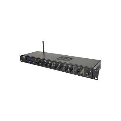 Adestra MM3260 2x 60W 6-Channel Rackmount 1U Mixer Amp with USB/FM/BT
