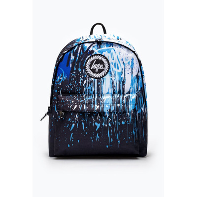 Hype Black Graffiti Drip Backpack