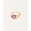 Elgin statement ring with amethyst - gold vermeil - L at Carousel Jewels