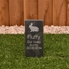 Image of Memorial Stake - Smooth Slate, Small 30 x 10cm