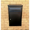 Image of Secure Steel Lockable Parcel Box for Home Deliveries