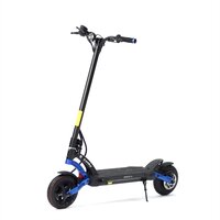 Image of Kaabo Mantis 10 Lite 48v 1000w 13ah Blue Twin Motor Electric Scooter IPX5