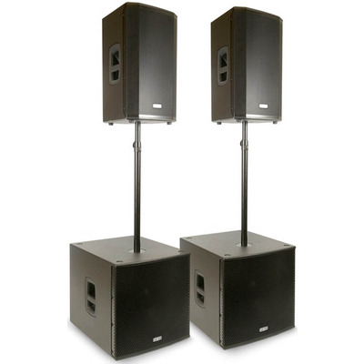 FBT Ventis Active FBT Pair of Ventis 112A, Pair of SUBline118SA, Speakers Poles and Bags 4200Watts