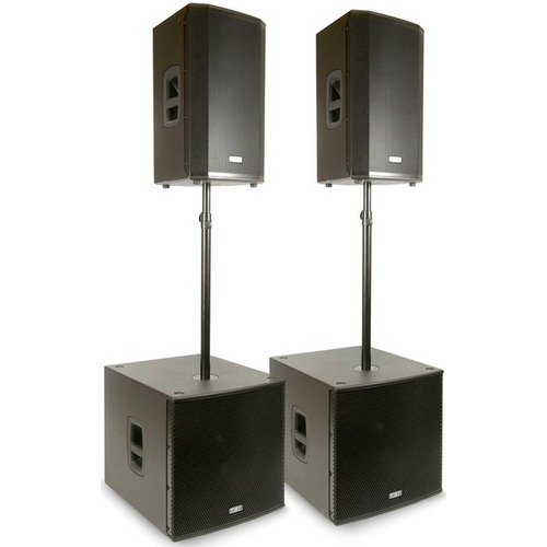 FBT Ventis Active FBT Pair of Ventis 112A, Pair of SUBline118SA, Speakers Poles and Bags 4200Watts