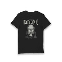 Image of Harry Potter Death Eaters Mask Adults T-Shirt - Black - XXL