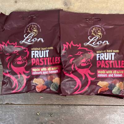 3x Lions Fruit Pastilles Share Bags (3x190g)