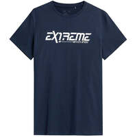 Image of 4F Mens Regular T-Shirt - Navy Blue