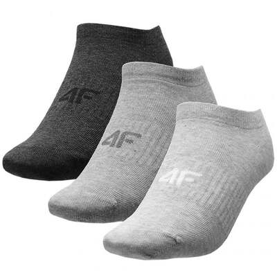 4F Womens Everyday Socks - Gray Melange