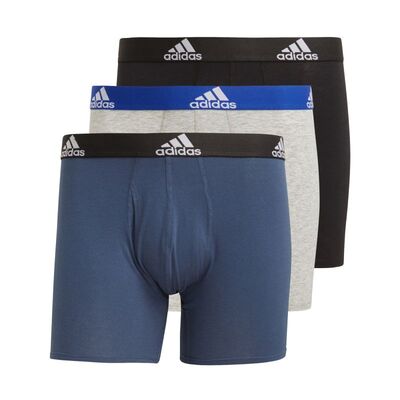 Adidas Mens Logo Briefs 3Pac Boxer Shorts - Colorful