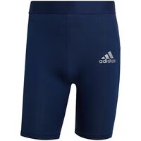 Image of Adidas Mens Techfit Tight Shorts - Navy Blue