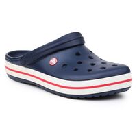 Image of Crocs Mens Crocband Slides - Navy Blue
