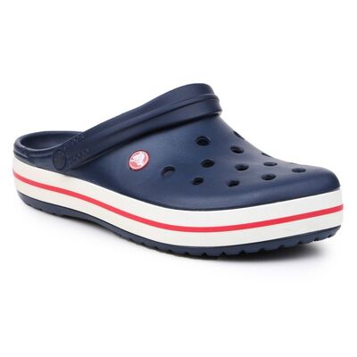 Crocs Mens Crocband Slides - Navy Blue