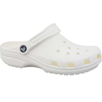 Crocs Unisex Classic Clog Slippers - White
