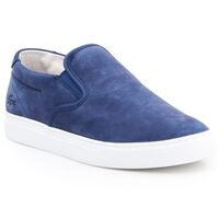 Image of Lacoste Mens Alliot Slip-On Shoes - Navy Blue