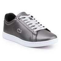 Image of Lacoste Womens Carnaby Evo 317 Shoes - Silver