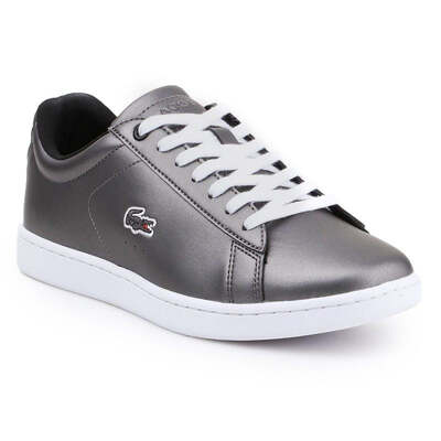 Lacoste Womens Carnaby Evo 317 Shoes - Silver