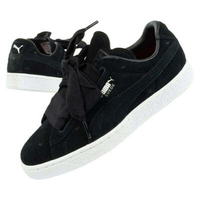 Puma Junior Suede Shoes - Black