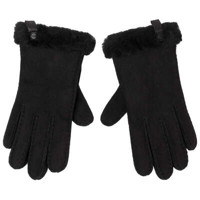 UGG Womens Shorty Gloves - Black