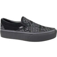 Image of Vans Womens 66 Classic Slip-On Platform Shoes - Black