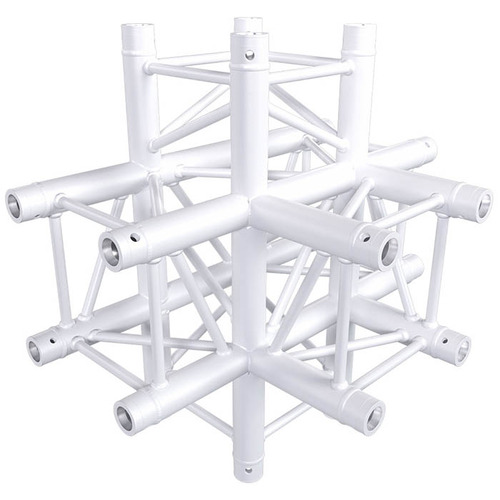 Contestage Quatro290 50mm Truss 4 Way Cross + 1 Down - White