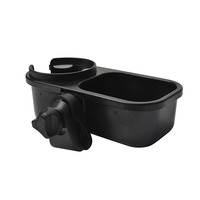 Clamp-on Cup Holder with Tray for Microphone & Music Stands