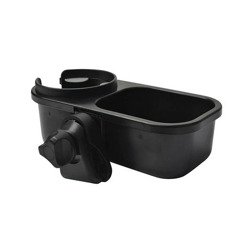 Clamp-on Cup Holder with Tray for Microphone & Music Stands