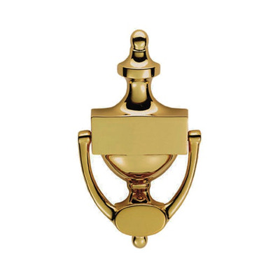 Carlisle Brass Victorian Urn Door Knocker (196mm), PVD Stainless Brass -  M38BPVD PVD STAINLESS BRASS
