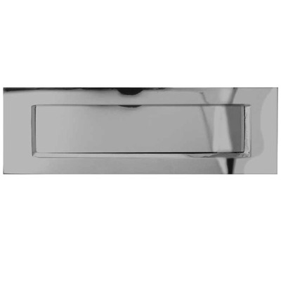 Frelan Hardware Sprung Letterplate (Various Sizes), Polished Chrome - JV36PC POLISHED CHROME (A) - 305mm x 100mm